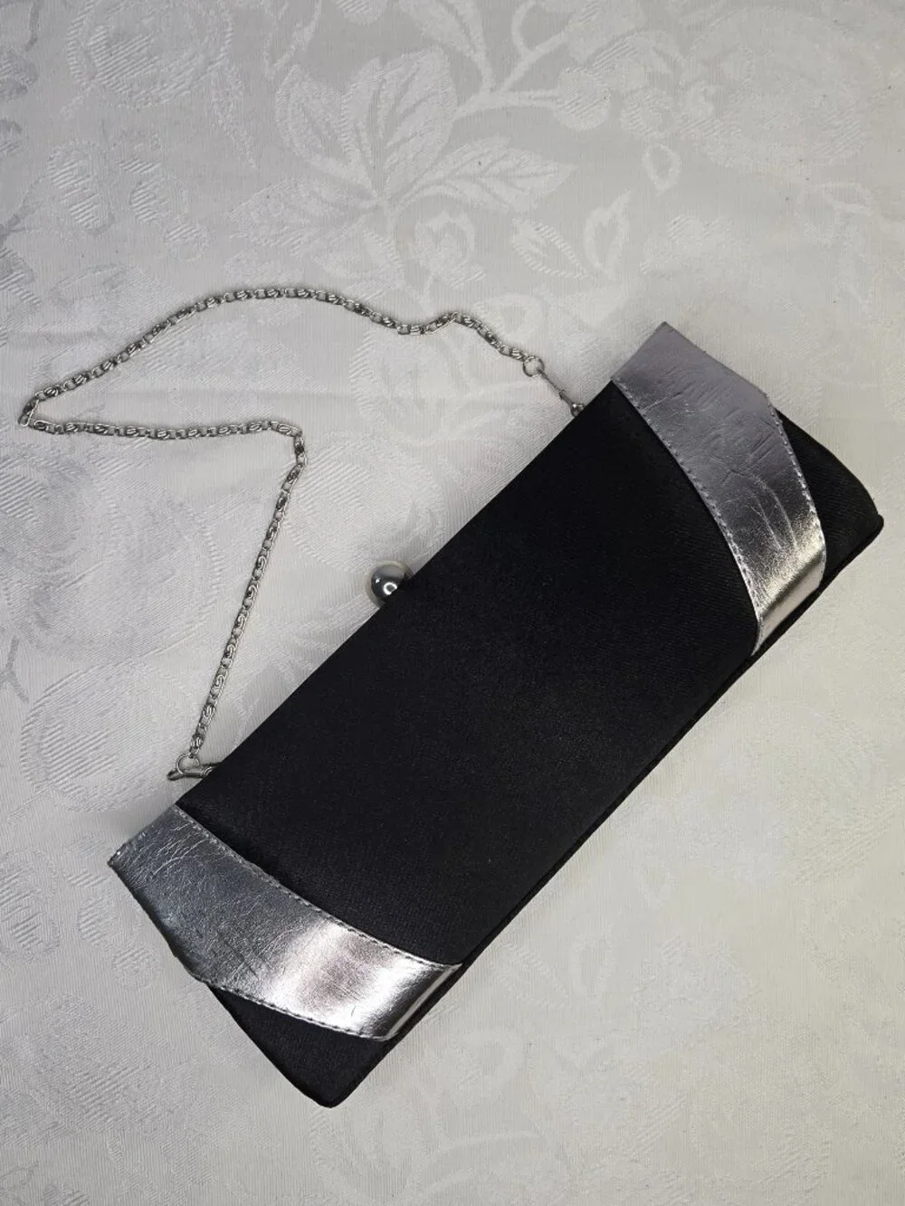 Black and Silver Evening Purse/Clutch